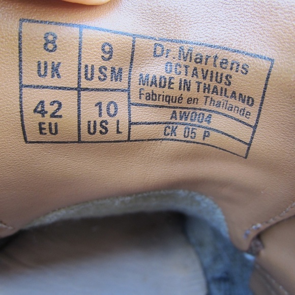 Dr. Martens Octavius Brown Lace Up‎ Shoes Men\'s US 9 Women\'sUS size 10 Classic main image 12